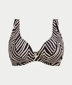 Fiji Falls High Apex Bikini Top