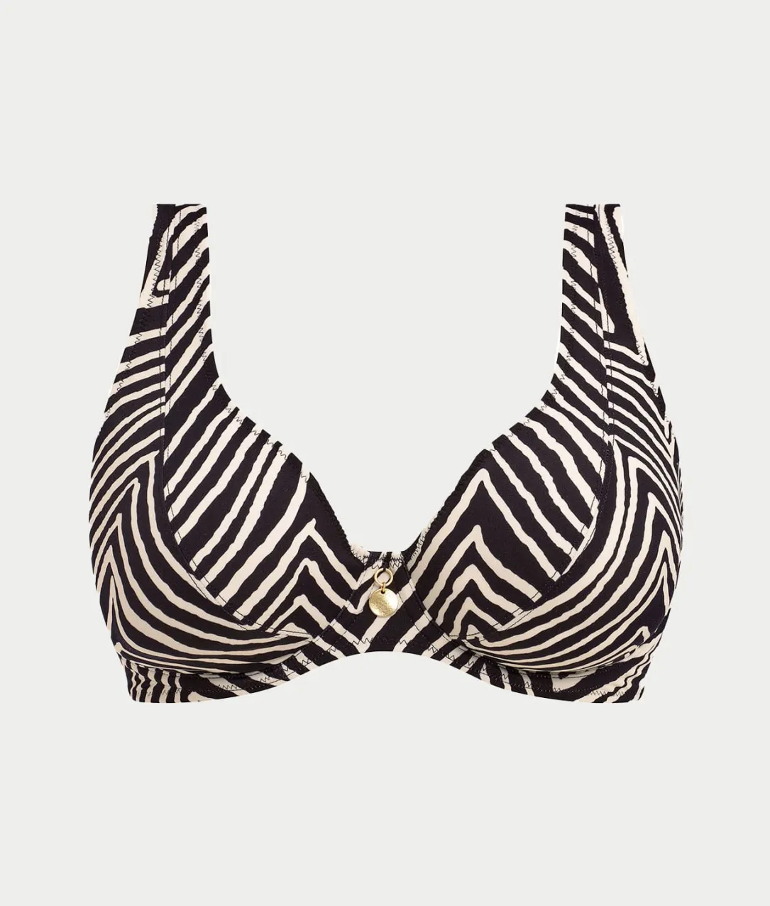 Fiji Falls High Apex Bikini Top