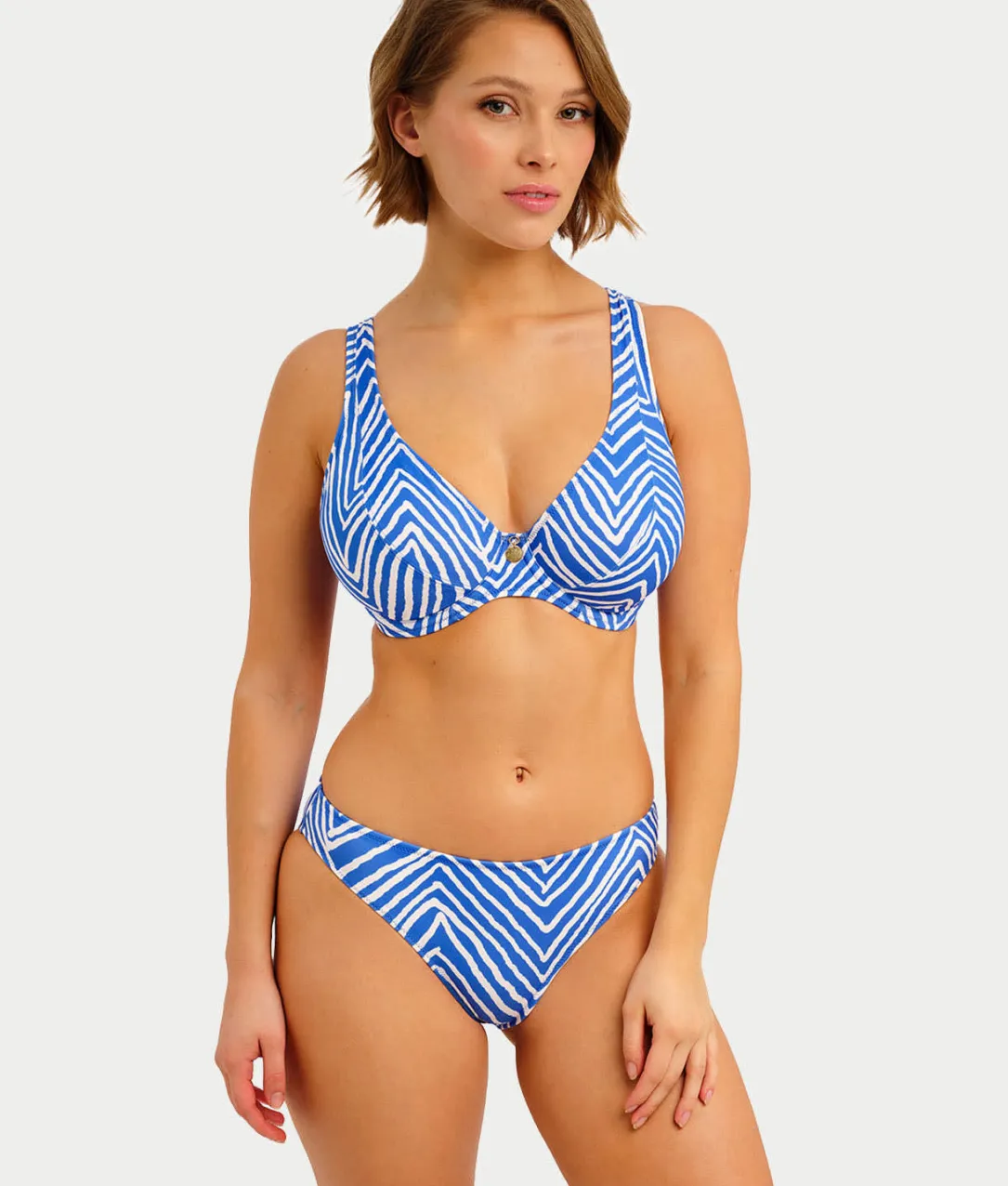 Fiji Falls High Apex Bikini Top