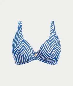 Fiji Falls High Apex Bikini Top
