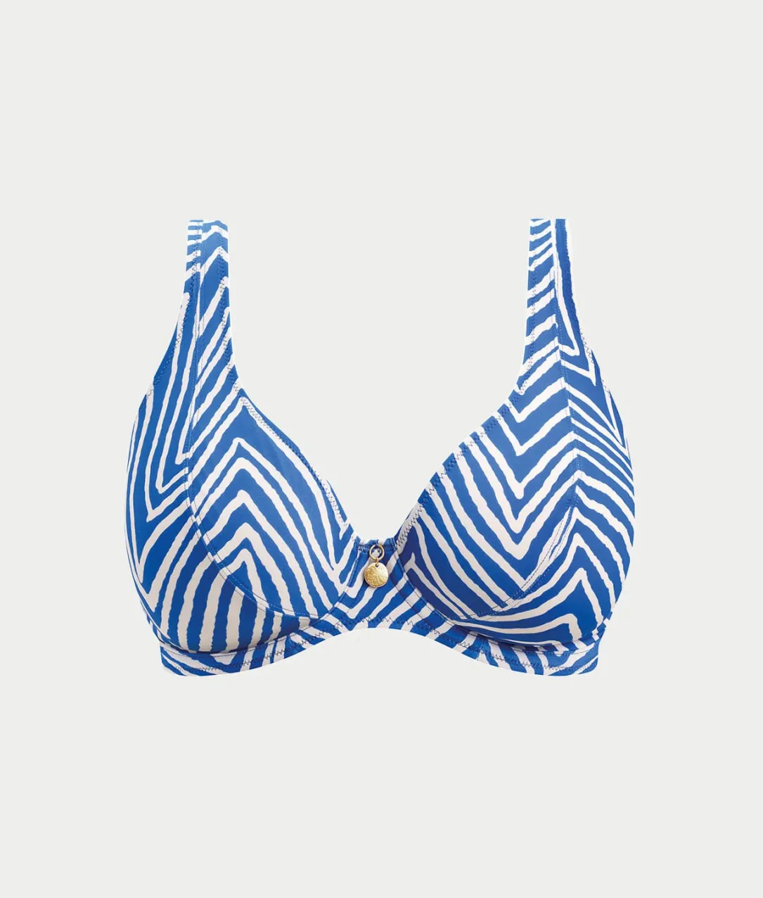 Fiji Falls High Apex Bikini Top
