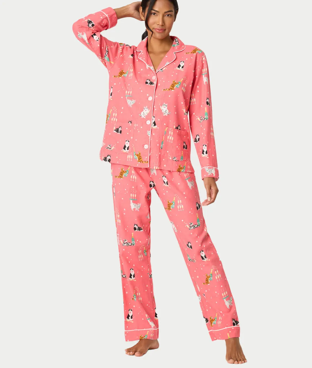 Flannel 3-Piece Pajama Set