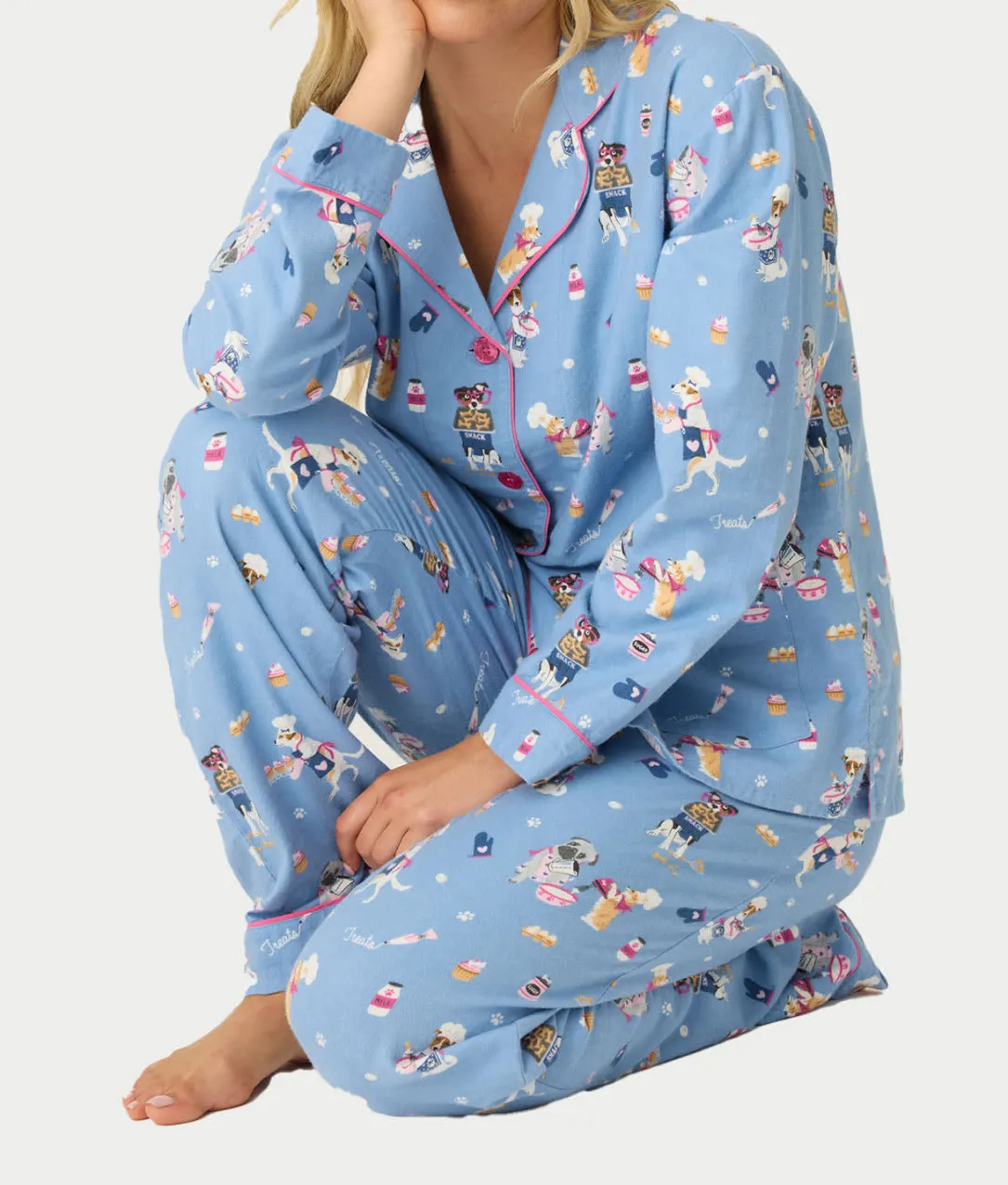 Flannel 3-Piece Pajama Set