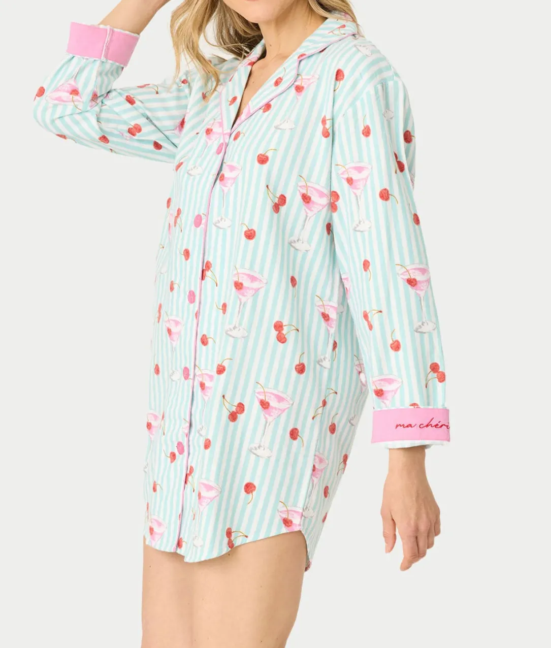 Flannel Woven Sleep Shirt