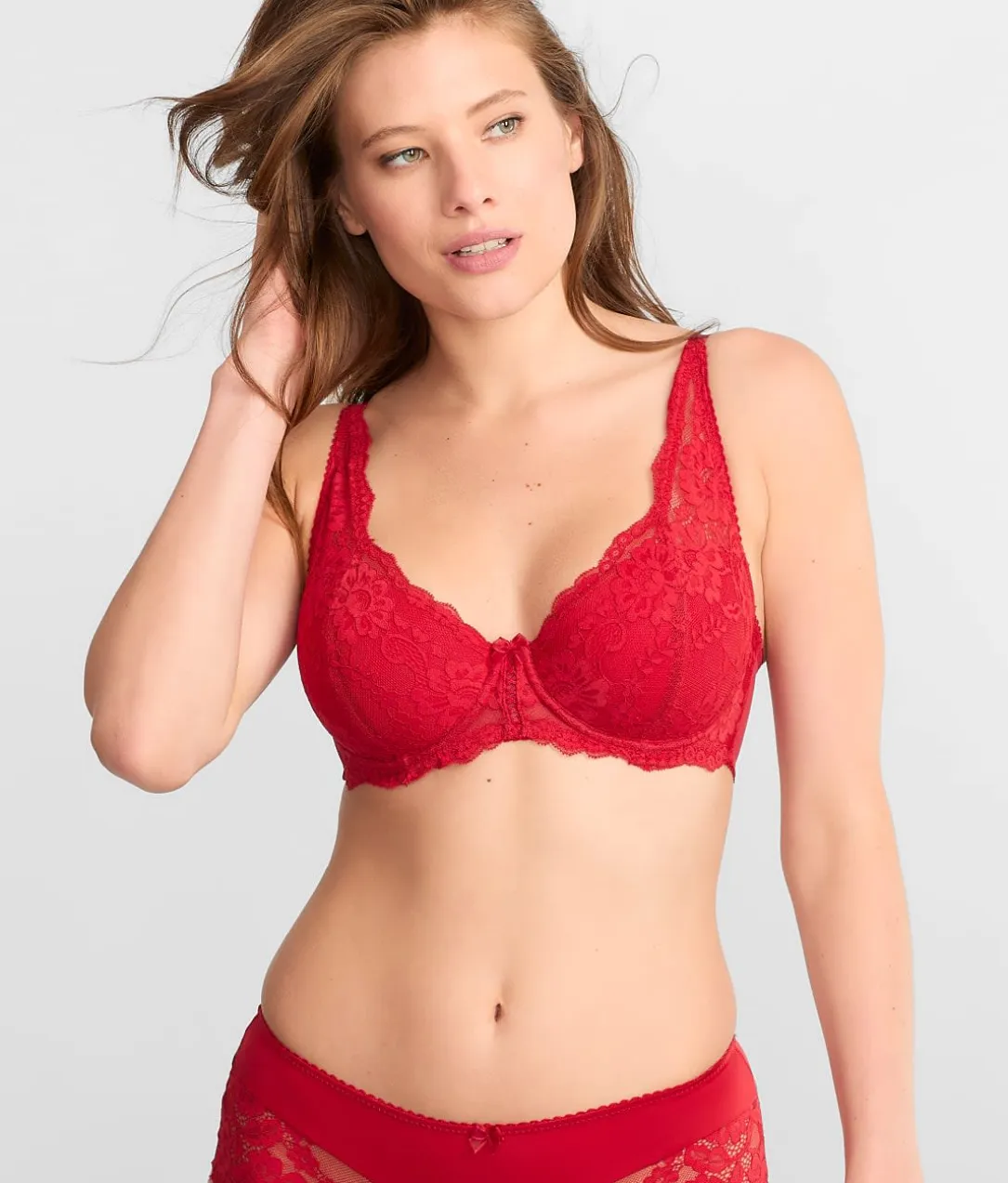 Fleur Lightly Padded High Apex Bra