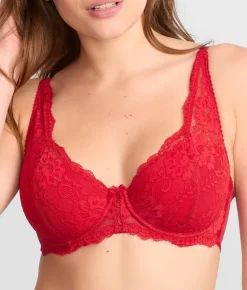 Fleur Lightly Padded High Apex Bra