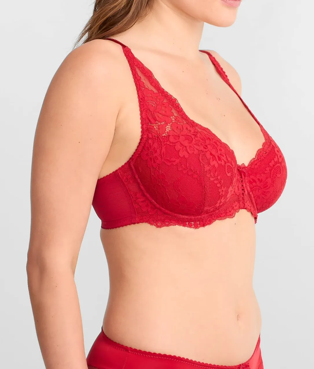Fleur Lightly Padded High Apex Bra