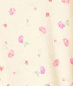 For The Mamas Butter Blooms Cropped Knit 3-Piece Pajama Set