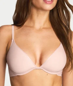 Full Transparency Plunge Spacer T-Shirt Bra