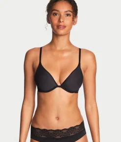Full Transparency Plunge Spacer T-Shirt Bra