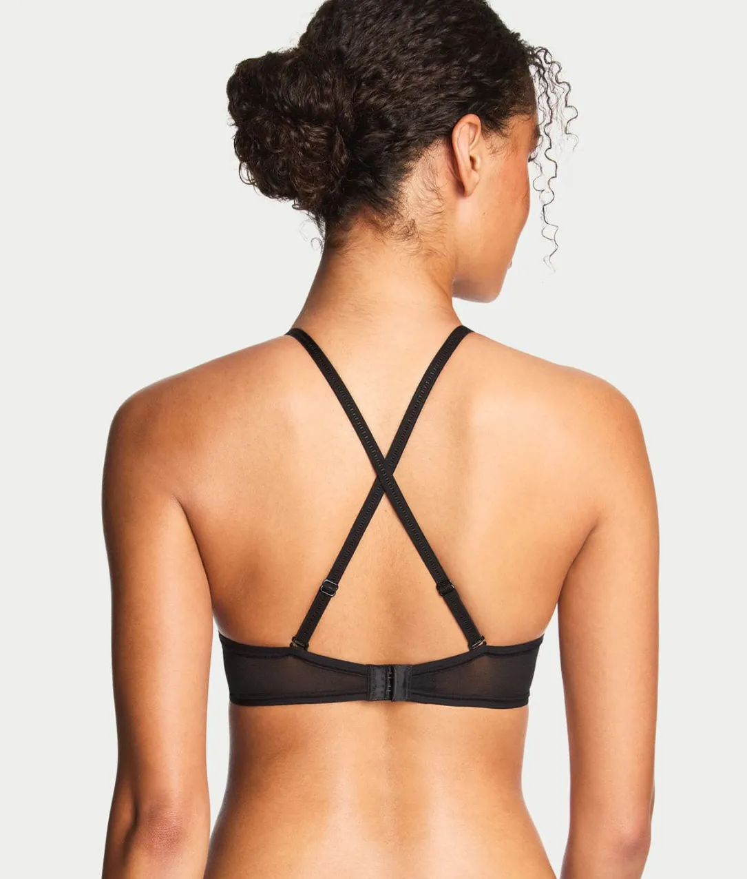 Full Transparency Plunge Spacer T-Shirt Bra