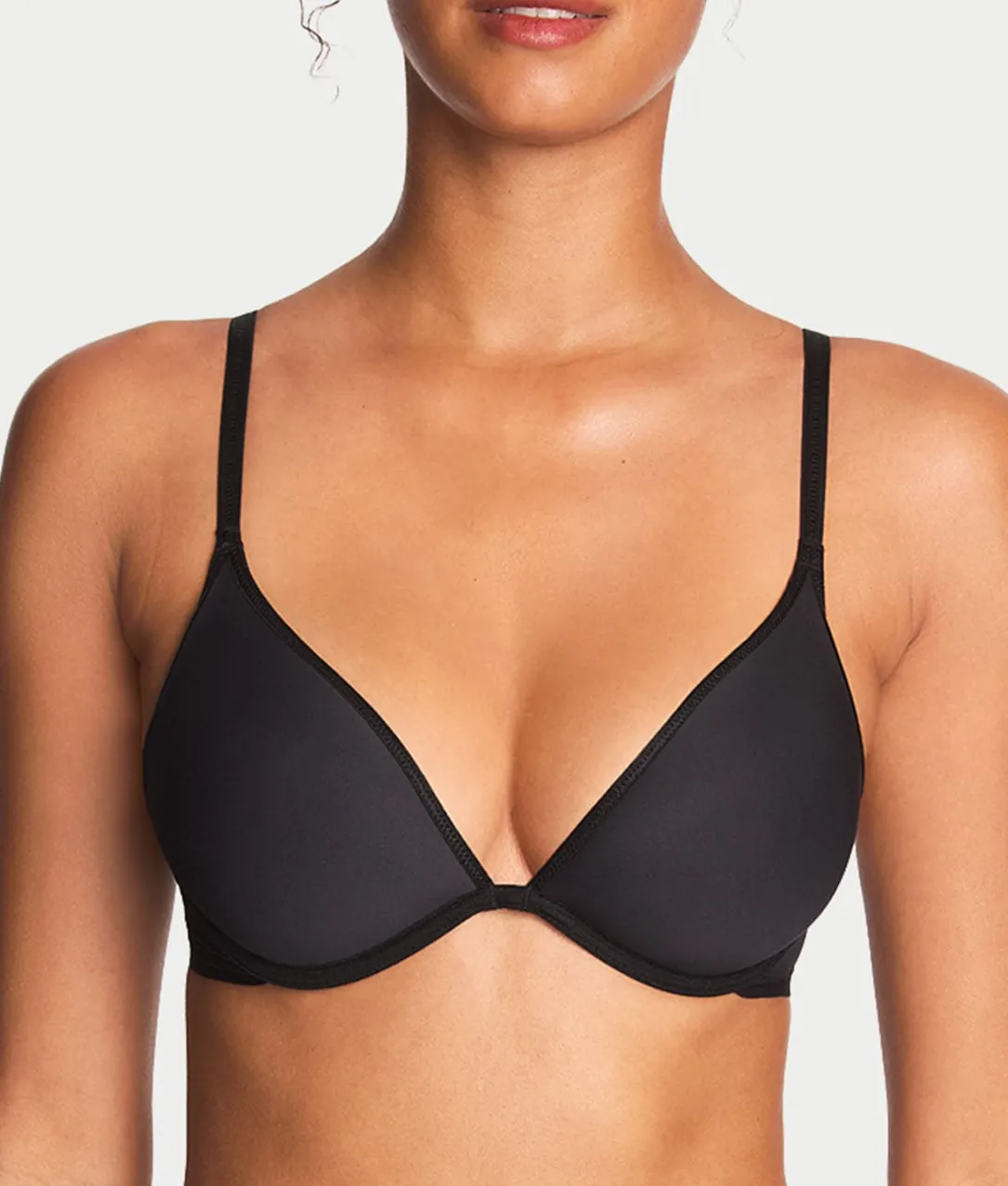 Full Transparency Plunge Spacer T-Shirt Bra