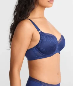 Fusion Lace Padded Plunge Bra