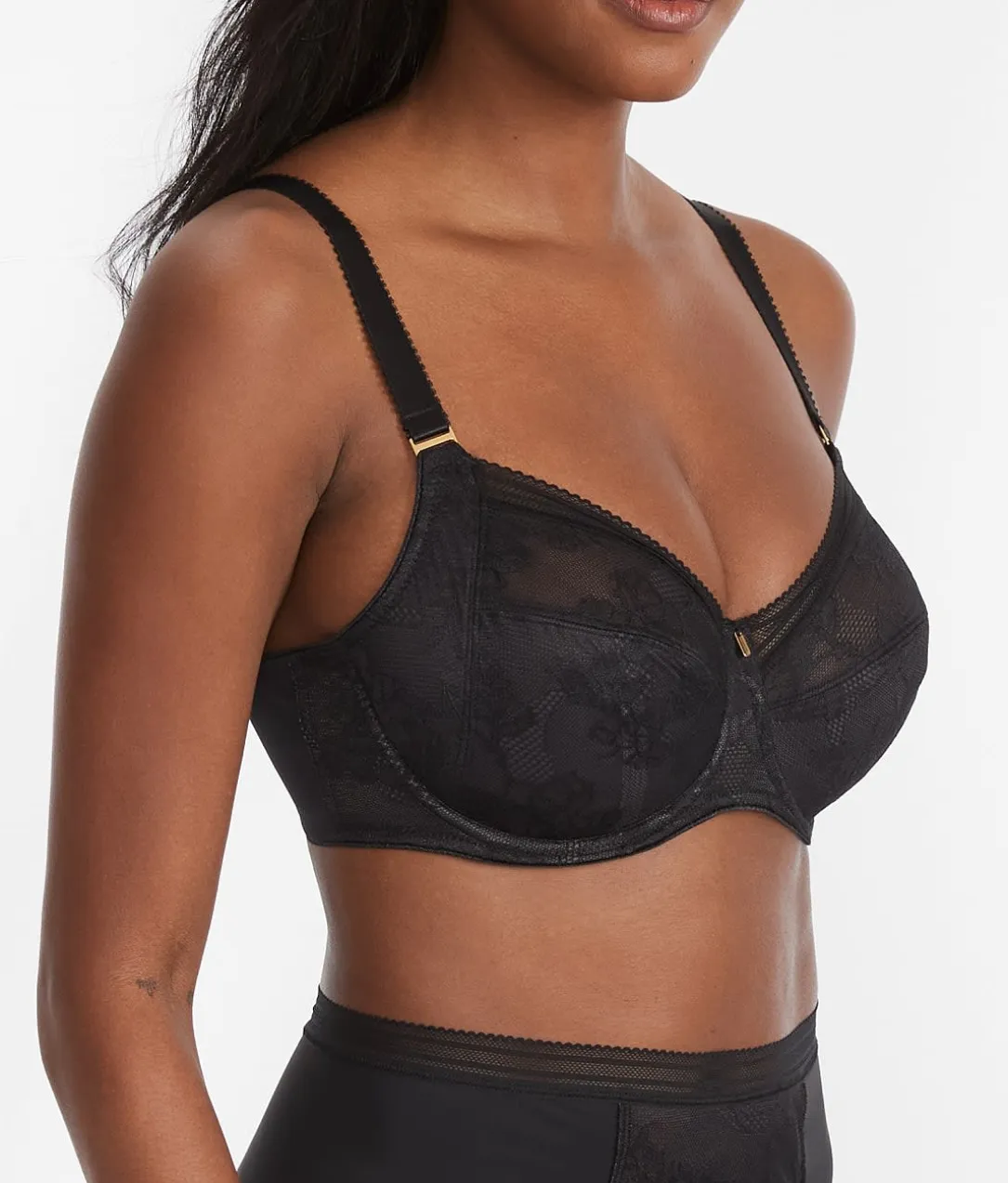 Fusion Lace Side Support Bra