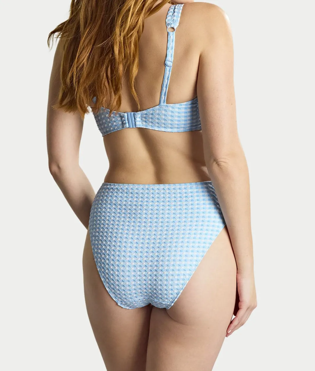 Gingham Olivia Underwire Balcony Bikini Top