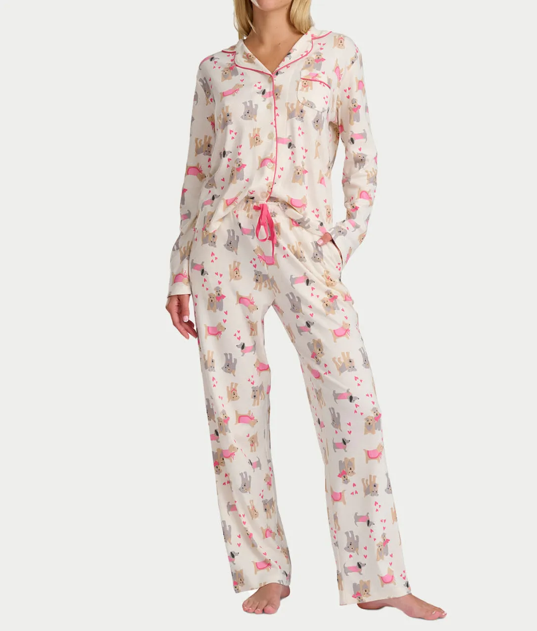 Girlfriend Knit Long Sleeve Pajama Set