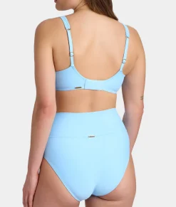 Hannah Fold-Over High-Waist Bikini Bottom