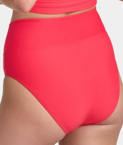 Hannah Fold-Over High-Waist Bikini Bottom