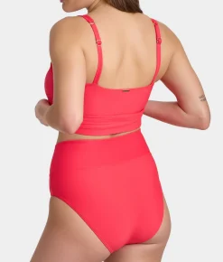 Hannah Fold-Over High-Waist Bikini Bottom