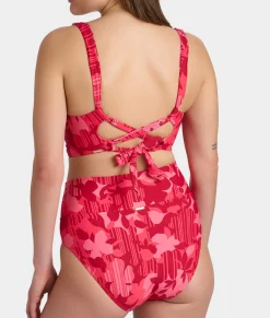 Hannah Fold-Over High-Waist Bikini Bottom