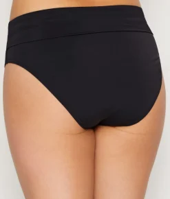 Hannah Fold-Over High-Waist Bikini Bottom
