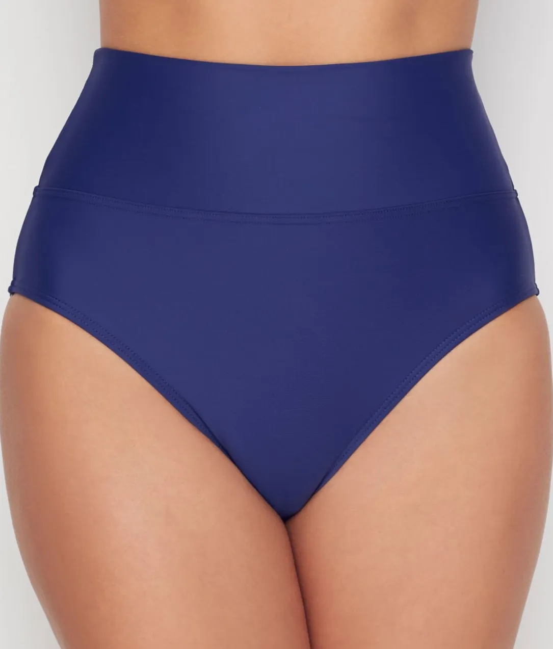 Hannah Fold-Over High-Waist Bikini Bottom