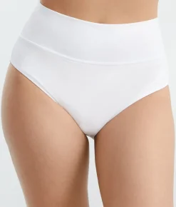 Hannah Fold-Over High-Waist Bikini Bottom