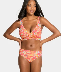 Hannah Fold-Over High-Waist Bikini Bottom