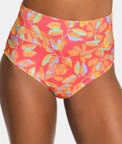 Hannah Fold-Over High-Waist Bikini Bottom