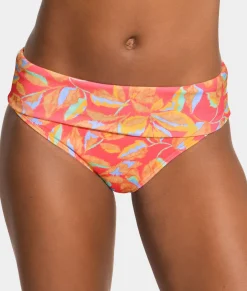 Hannah Fold-Over High-Waist Bikini Bottom