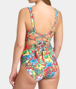 Hannah Fold-Over High-Waist Bikini Bottom
