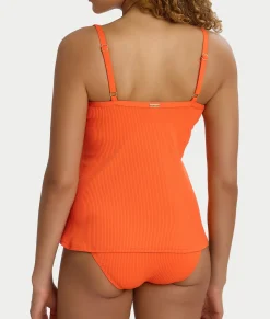 Hannah Fold-Over High-Waist Bikini Bottom