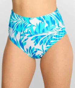 Hannah Fold-Over High-Waist Bikini Bottom