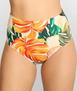 Hannah Fold-Over High-Waist Bikini Bottom