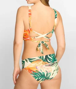 Hannah Fold-Over High-Waist Bikini Bottom