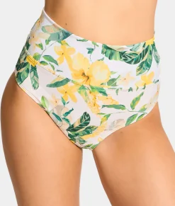 Hannah Fold-Over High-Waist Bikini Bottom