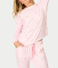Happy Hour Knit Pajama Set
