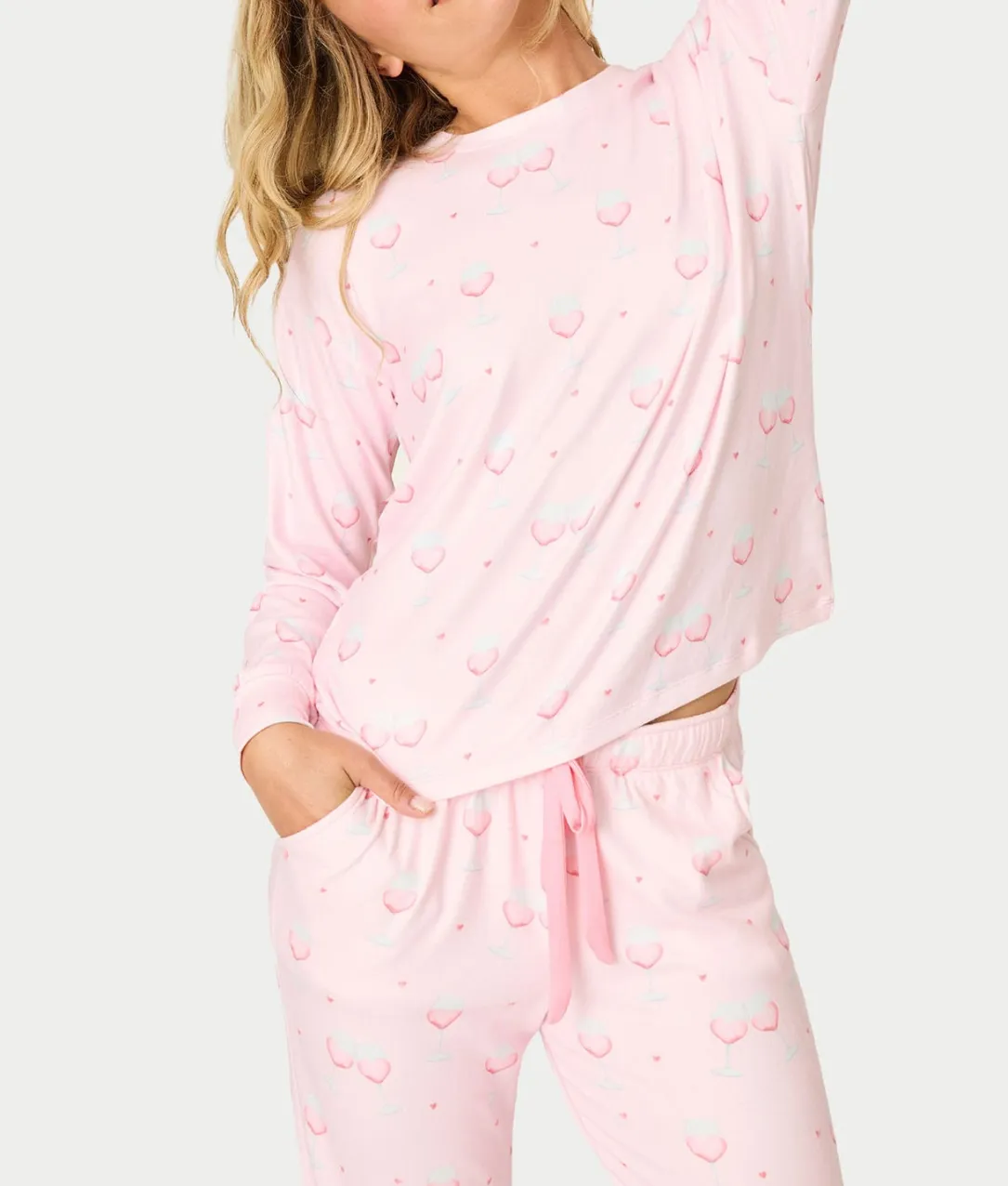Happy Hour Knit Pajama Set