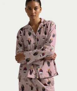 Heritage Polo Bear Woven Pajama Set