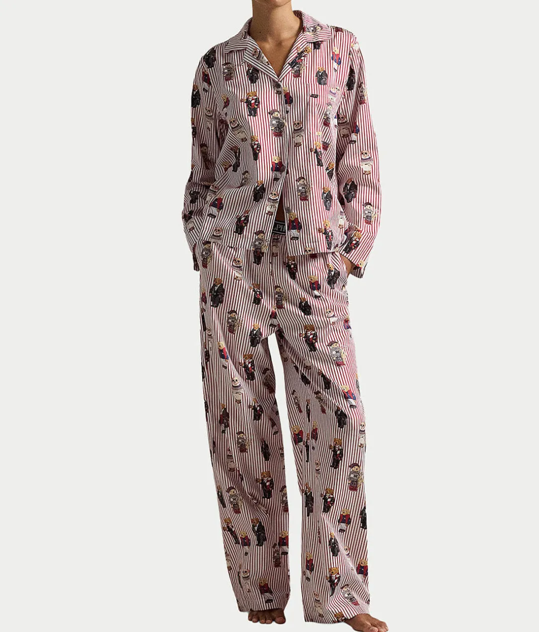 Heritage Polo Bear Woven Pajama Set