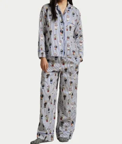 Heritage Polo Bear Woven Pajama Set