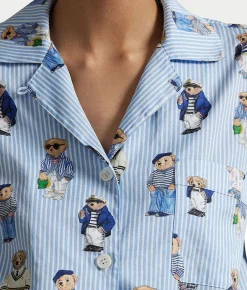 Heritage Polo Bear Woven Pajama Set