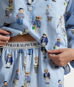 Heritage Polo Bear Woven Pajama Set