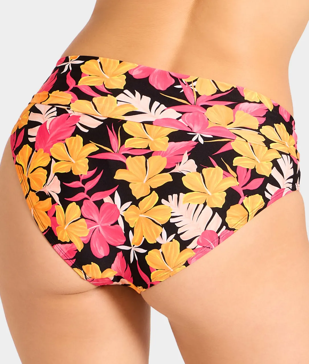 High-Waist Fold-Over Bikini Bottom