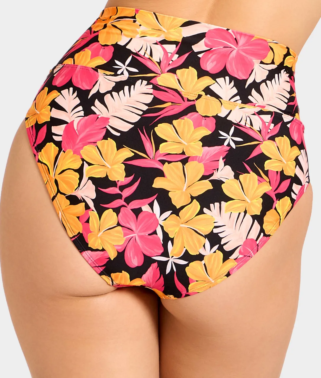 High-Waist Fold-Over Bikini Bottom