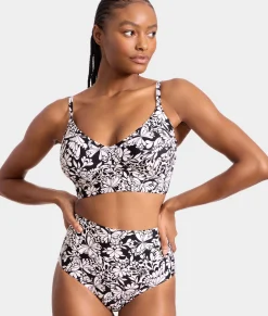 High-Waist Fold-Over Bikini Bottom