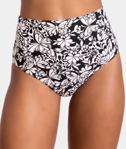 High-Waist Fold-Over Bikini Bottom
