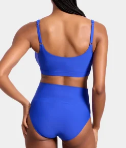 High-Waist Fold-Over Bikini Bottom