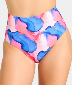 High-Waist Fold-Over Bikini Bottom