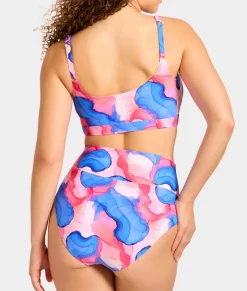 High-Waist Fold-Over Bikini Bottom